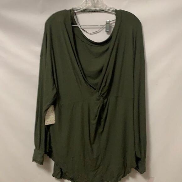 NWT‎ FREE PEOPLE BOAT NECK TUNIC SOFT RIBBED KNIT TOP SIZE M - Picture 1 of 8